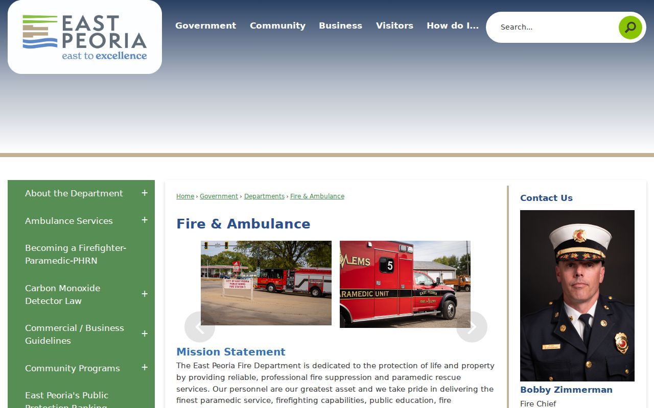 East Peoria criminal records FOIA page
