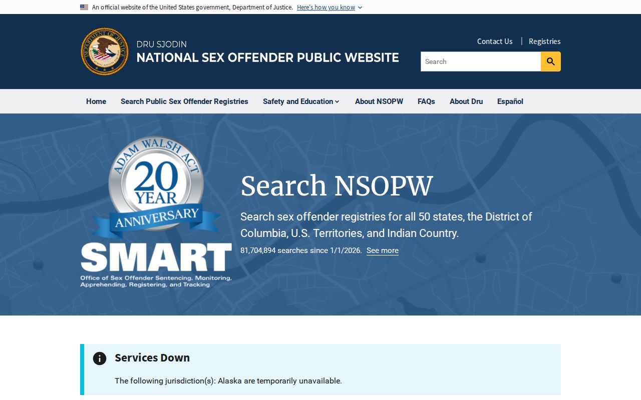 NSOPW cross-state search for Tazewell County sex offender lookup